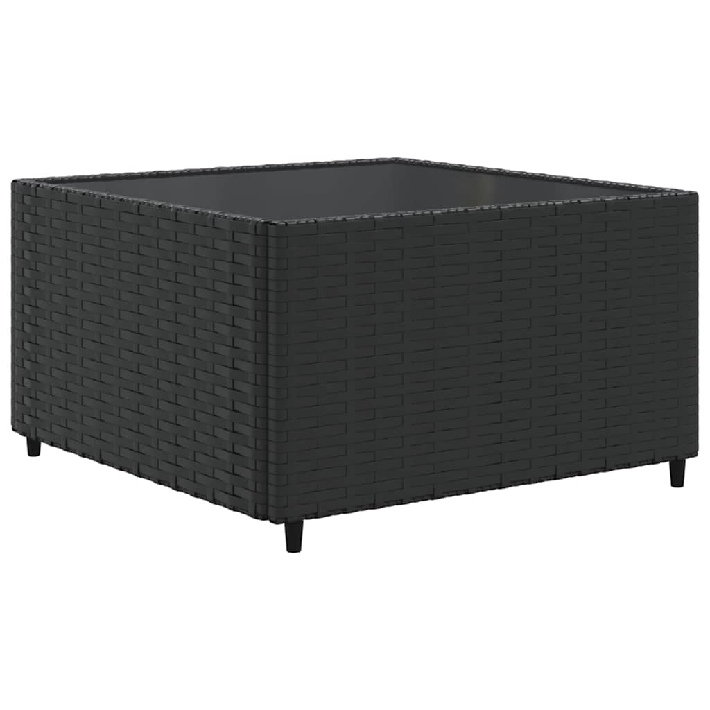 8-delige Loungeset met kussens poly rattan zwart is nu te koop bij PeponiXL, paradijselijk wonen!