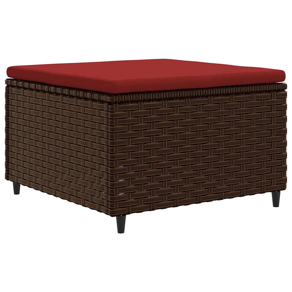 8-delige Loungeset met kussens poly rattan bruin is nu te koop bij PeponiXL, paradijselijk wonen!