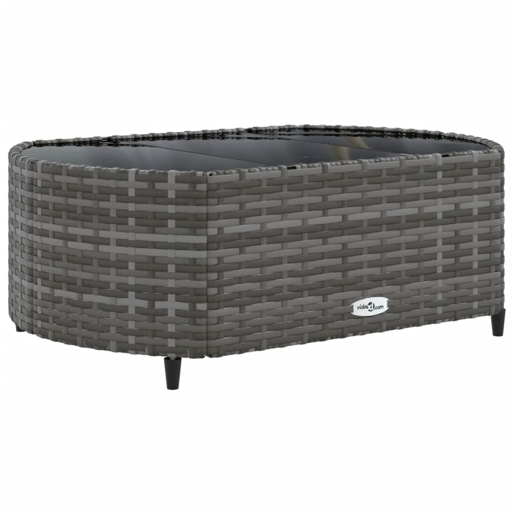 6-delige Loungeset met kussens poly rattan grijs is nu te koop bij PeponiXL, paradijselijk wonen!