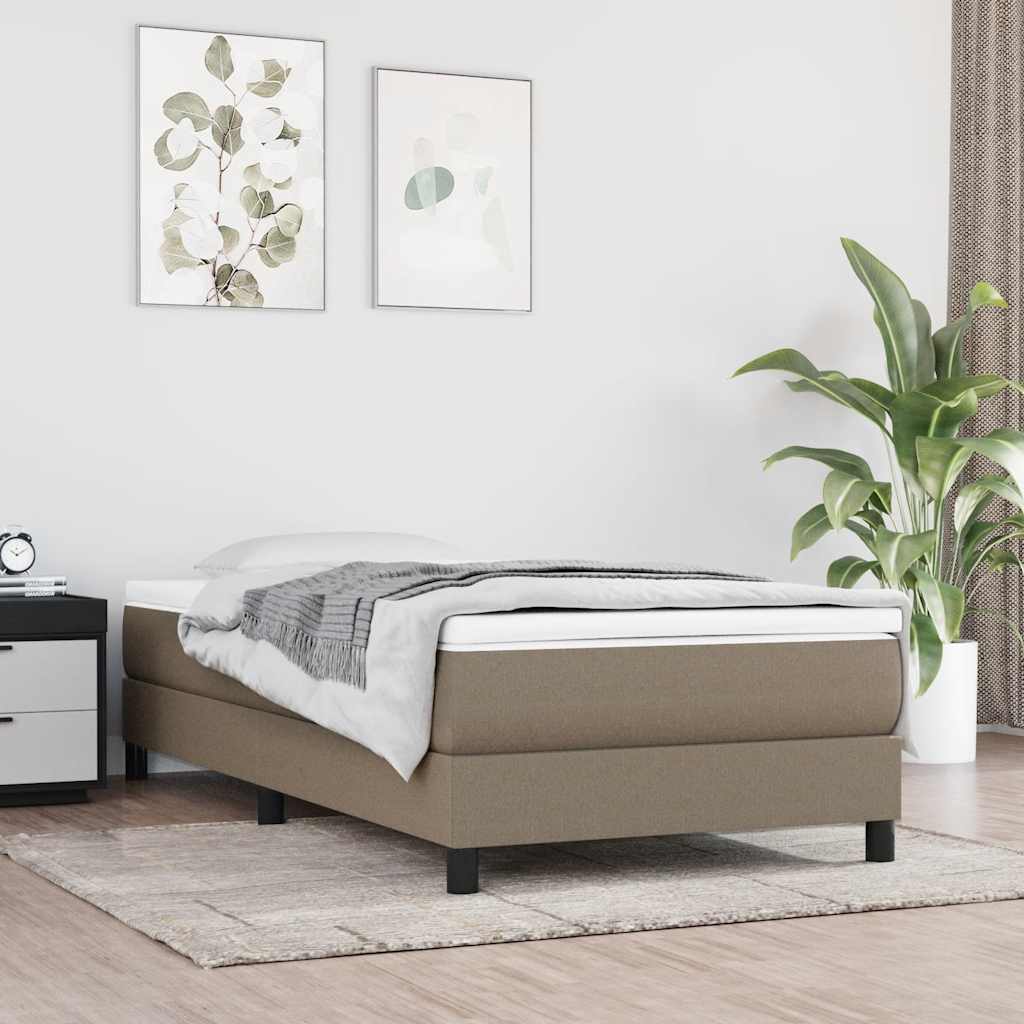 Pocketveringmatras voor kinderen medium 80x160 cm stof taupe is nu te koop bij PeponiXL, paradijselijk wonen!