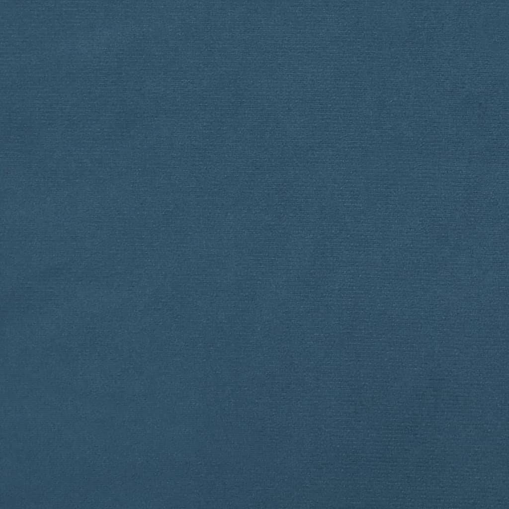 Pocketveringmatras medium 140x220x20 cm fluweel donkerblauw is nu te koop bij PeponiXL, paradijselijk wonen!