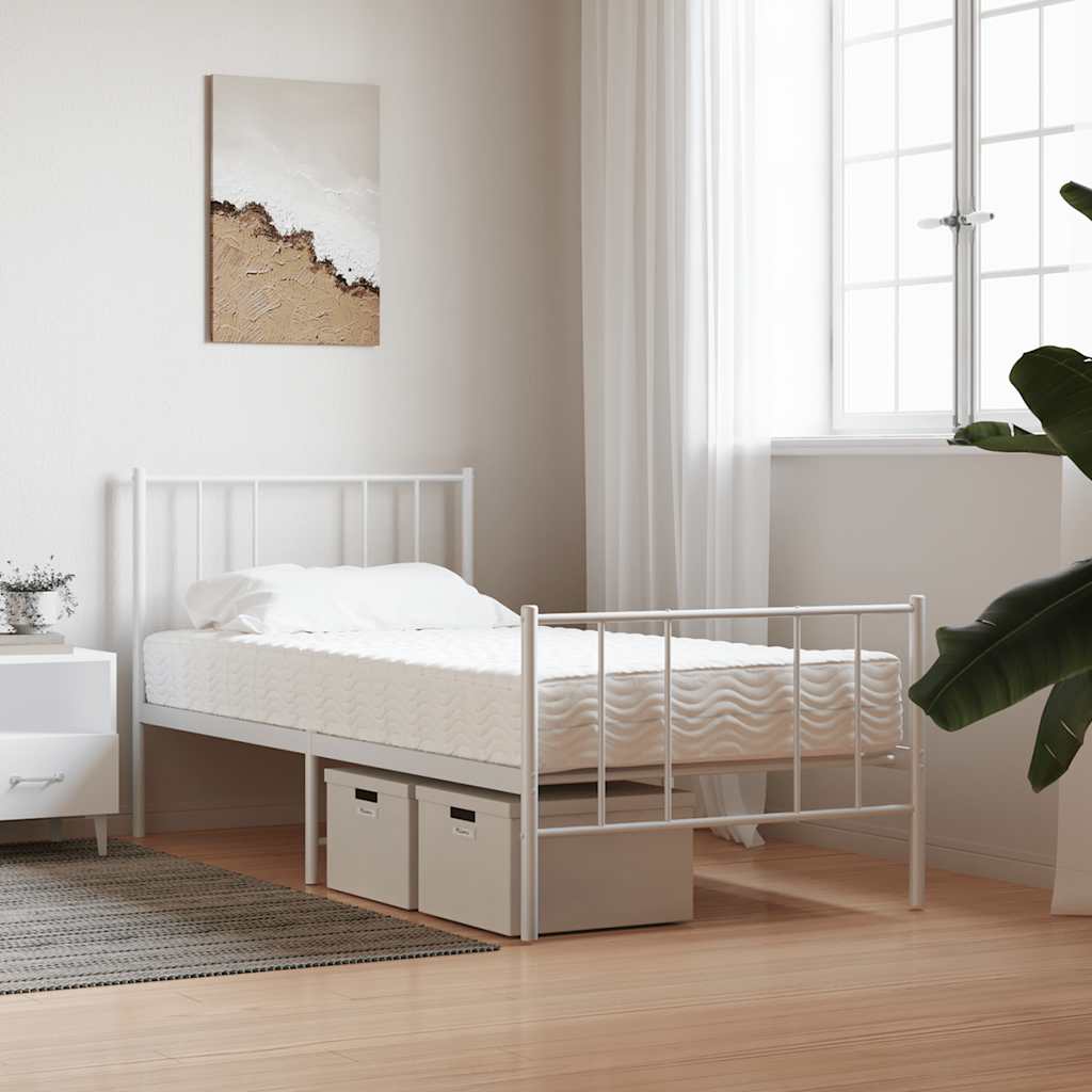 Schuimmatras hardheid H2 H3 90x220 cm wit is nu te koop bij PeponiXL, paradijselijk wonen!
