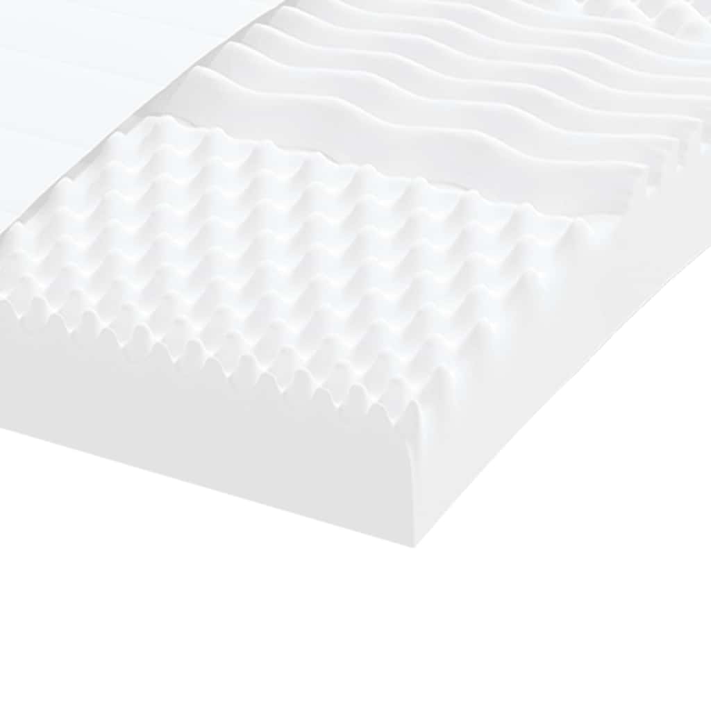 Schuimmatras 7 zones hardheid 20 ILD 80x220 cm wit is nu te koop bij PeponiXL, paradijselijk wonen!