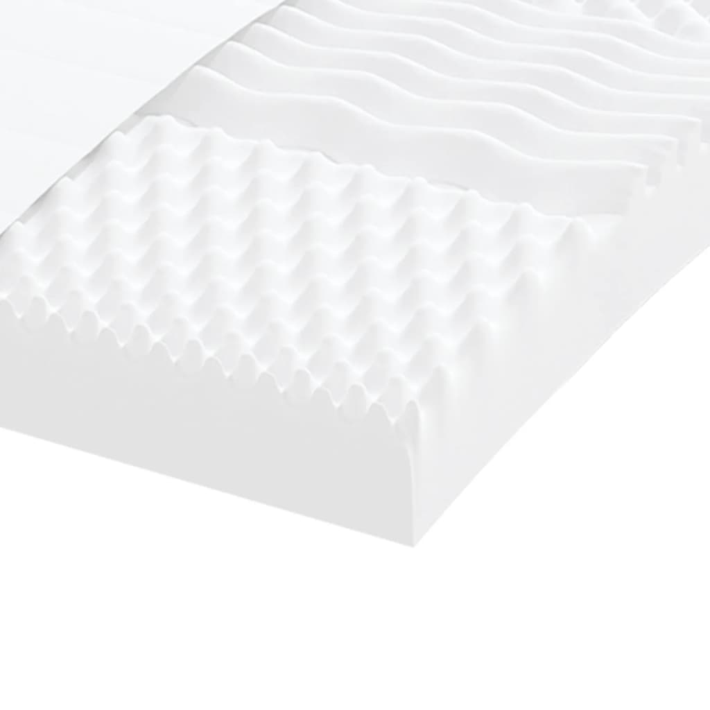 Schuimmatras 7 zones hardheid 20 ILD 90x220 cm wit is nu te koop bij PeponiXL, paradijselijk wonen!