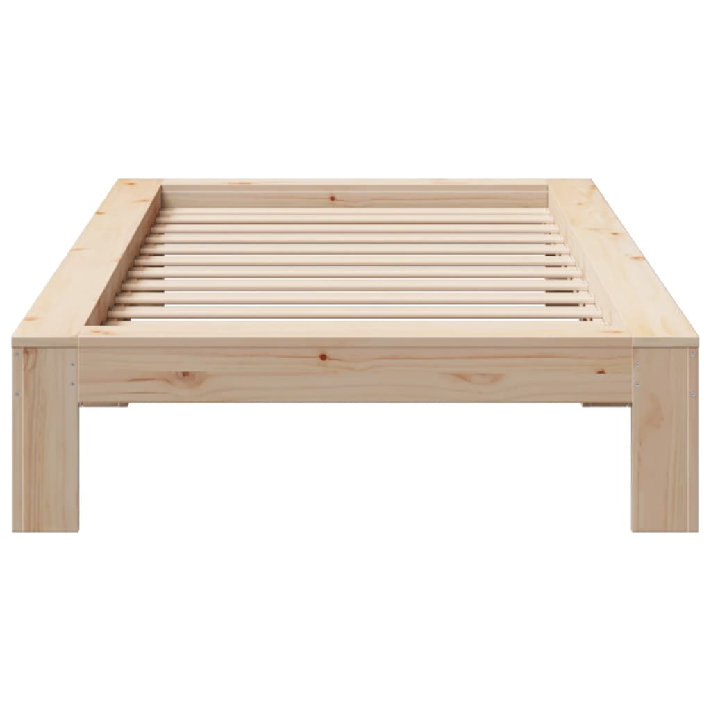 Bedframe zonder matras massief grenenhout 100x200 cm is nu te koop bij PeponiXL, paradijselijk wonen!