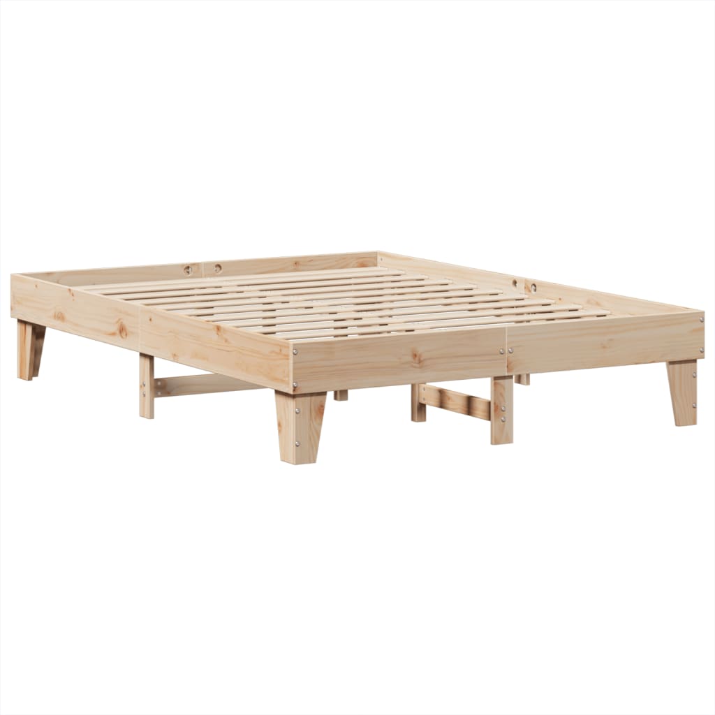 Bedframe zonder matras massief grenenhout 150x200 cm is nu te koop bij PeponiXL, paradijselijk wonen!