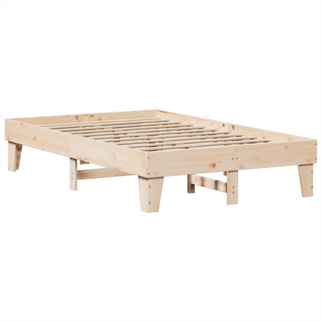 Bedframe zonder matras massief grenenhout 120x200 cm is nu te koop bij PeponiXL, paradijselijk wonen!