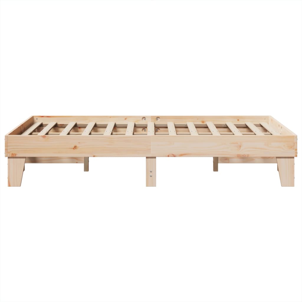 Bedframe zonder matras massief grenenhout 120x200 cm is nu te koop bij PeponiXL, paradijselijk wonen!