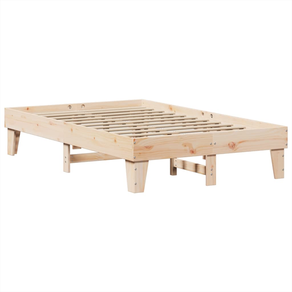 Bedframe zonder matras massief grenenhout 120x200 cm is nu te koop bij PeponiXL, paradijselijk wonen!
