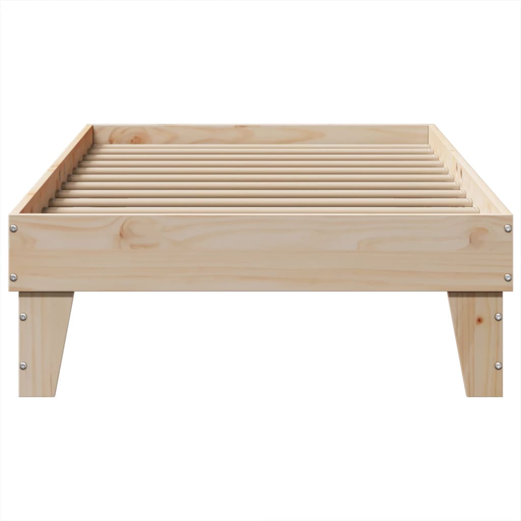Bedframe zonder matras massief grenenhout 100x200 cm is nu te koop bij PeponiXL, paradijselijk wonen!