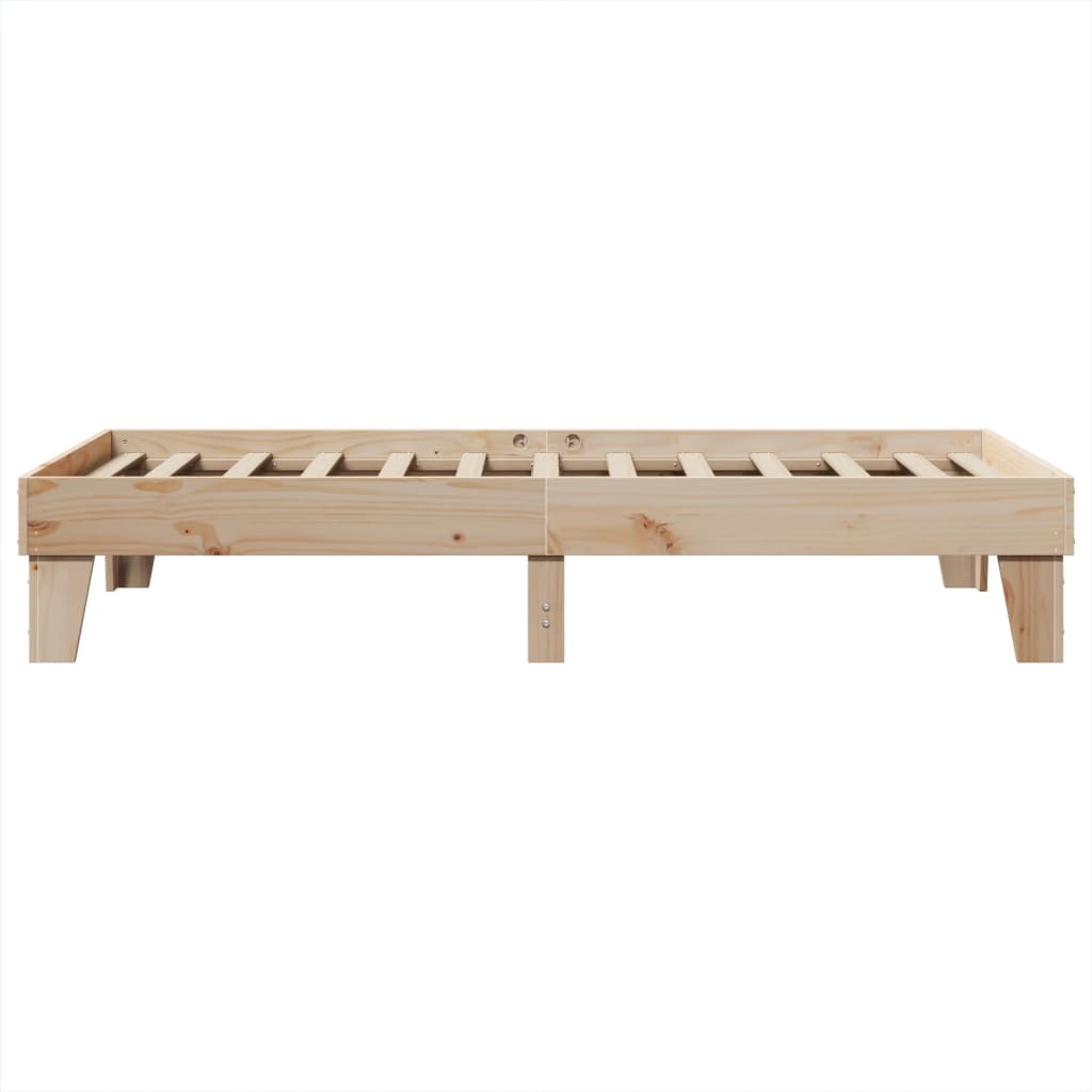 Bedframe zonder matras massief grenenhout 100x200 cm is nu te koop bij PeponiXL, paradijselijk wonen!