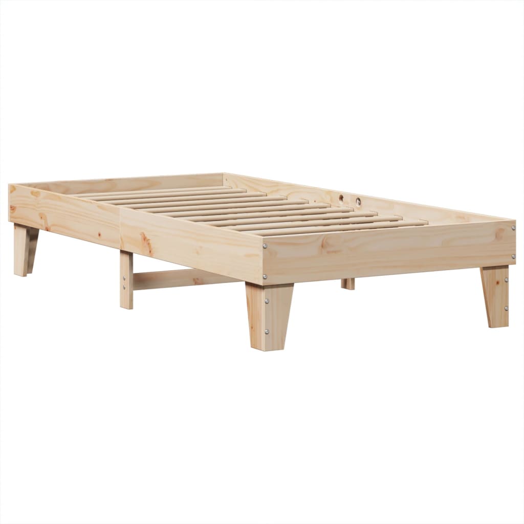 Bedframe zonder matras massief grenenhout 90x190 cm is nu te koop bij PeponiXL, paradijselijk wonen!