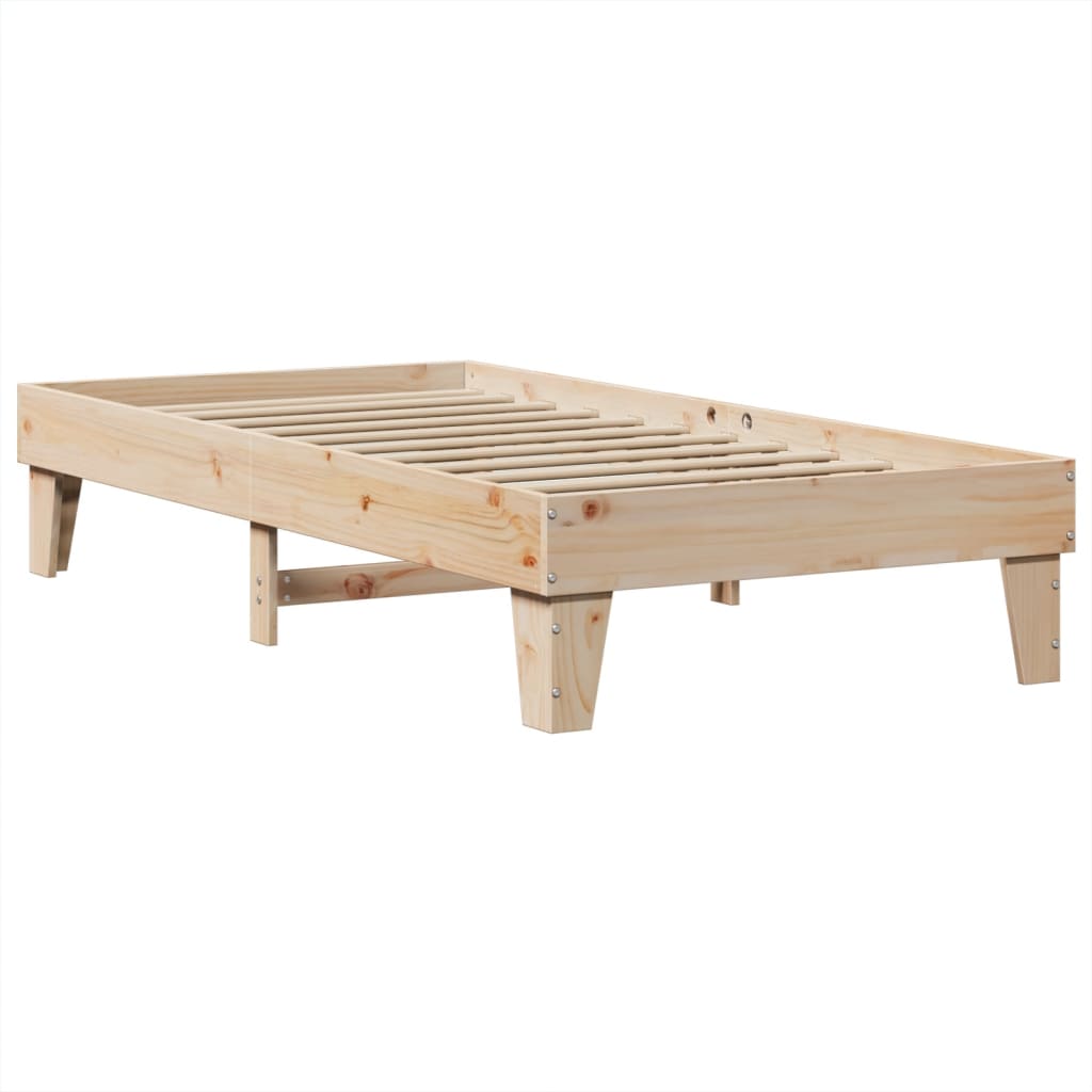 Bedframe zonder matras massief grenenhout 90x190 cm is nu te koop bij PeponiXL, paradijselijk wonen!