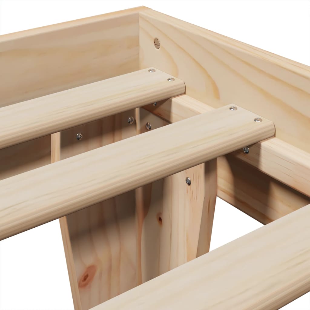 Bedframe zonder matras massief grenenhout 90x190 cm is nu te koop bij PeponiXL, paradijselijk wonen!