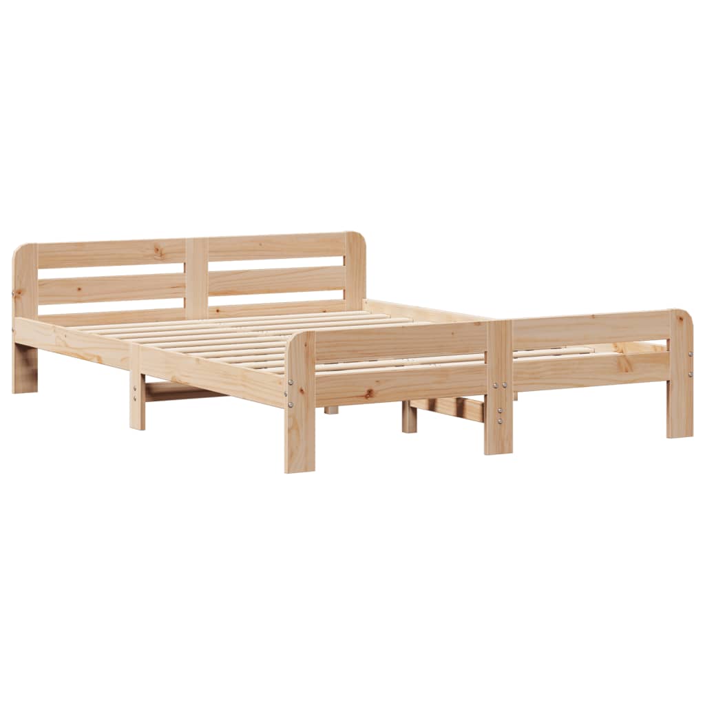 Bedframe zonder matras massief grenenhout 150x200 cm is nu te koop bij PeponiXL, paradijselijk wonen!