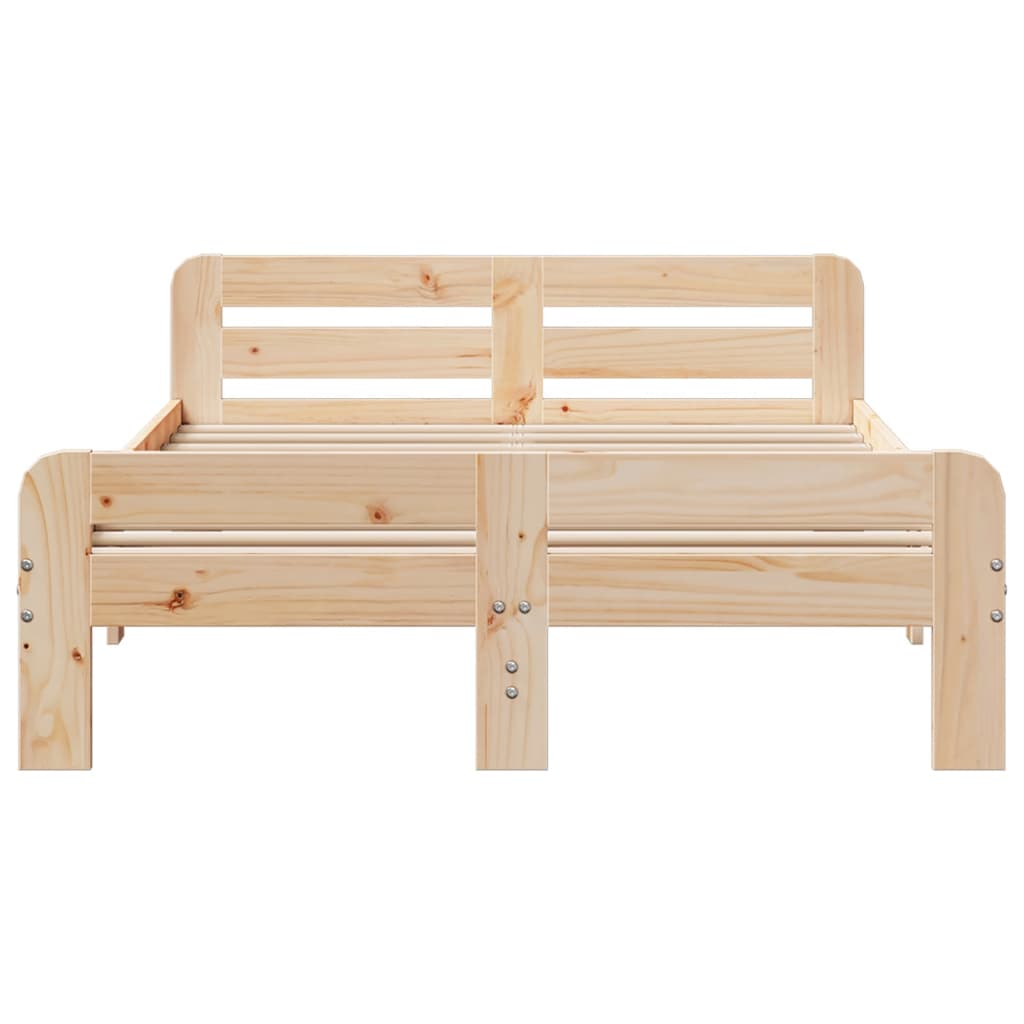 Bedframe zonder matras massief grenenhout 120x190 cm is nu te koop bij PeponiXL, paradijselijk wonen!