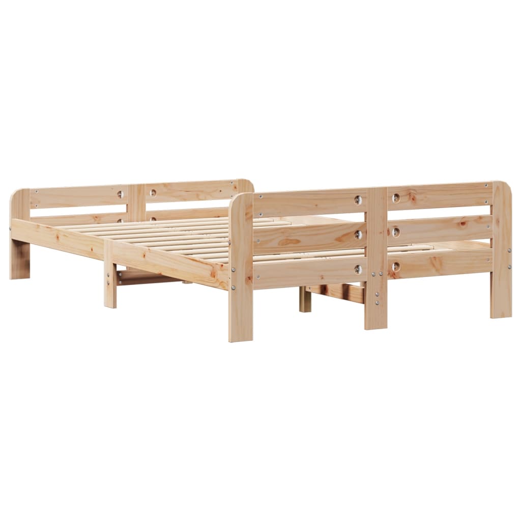 Bedframe zonder matras massief grenenhout 120x190 cm is nu te koop bij PeponiXL, paradijselijk wonen!