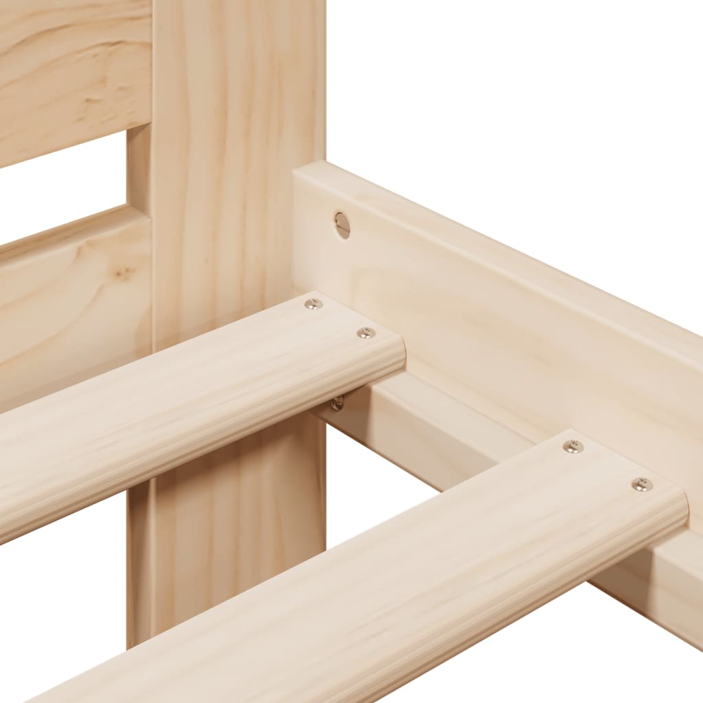 Bedframe zonder matras massief grenenhout 120x190 cm is nu te koop bij PeponiXL, paradijselijk wonen!