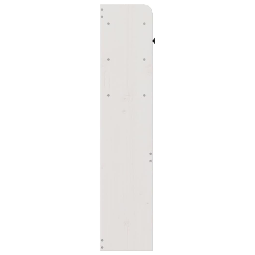 Hoofdbord met opbergruimte 160 cm massief grenenhout wit is nu te koop bij PeponiXL, paradijselijk wonen!