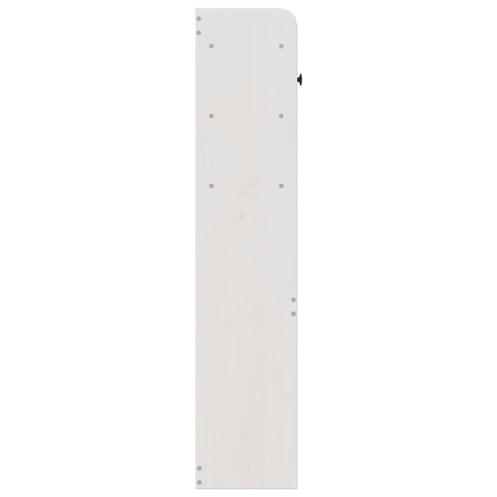 Hoofdbord met opbergruimte 150 cm massief grenenhout wit is nu te koop bij PeponiXL, paradijselijk wonen!