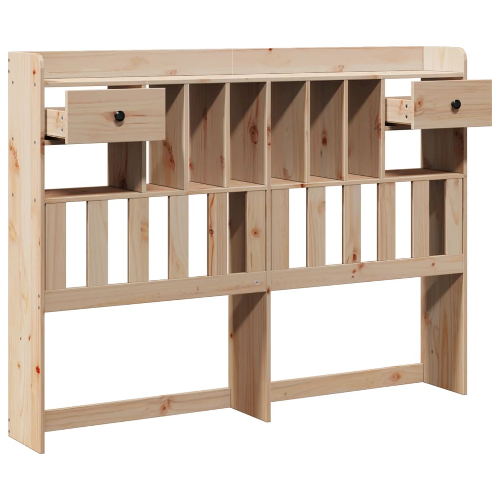 Hoofdbord met opbergruimte 140 cm massief grenenhout is nu te koop bij PeponiXL, paradijselijk wonen!