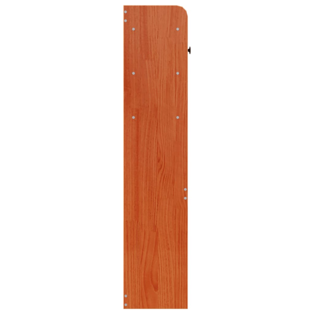 Hoofdbord met opbergruimte 140 cm massief grenenhout wasbruin is nu te koop bij PeponiXL, paradijselijk wonen!