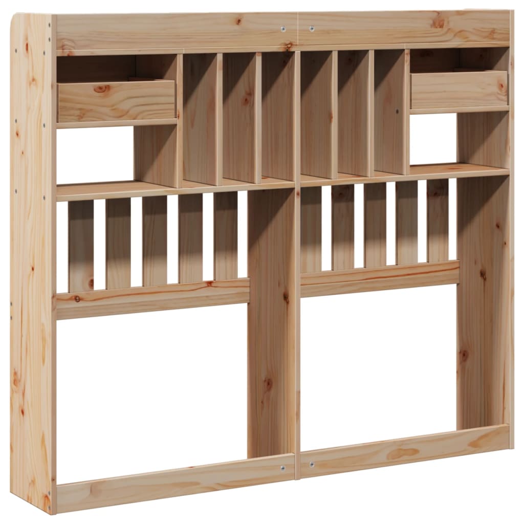 Hoofdbord met opbergruimte 135 cm massief grenenhout is nu te koop bij PeponiXL, paradijselijk wonen!
