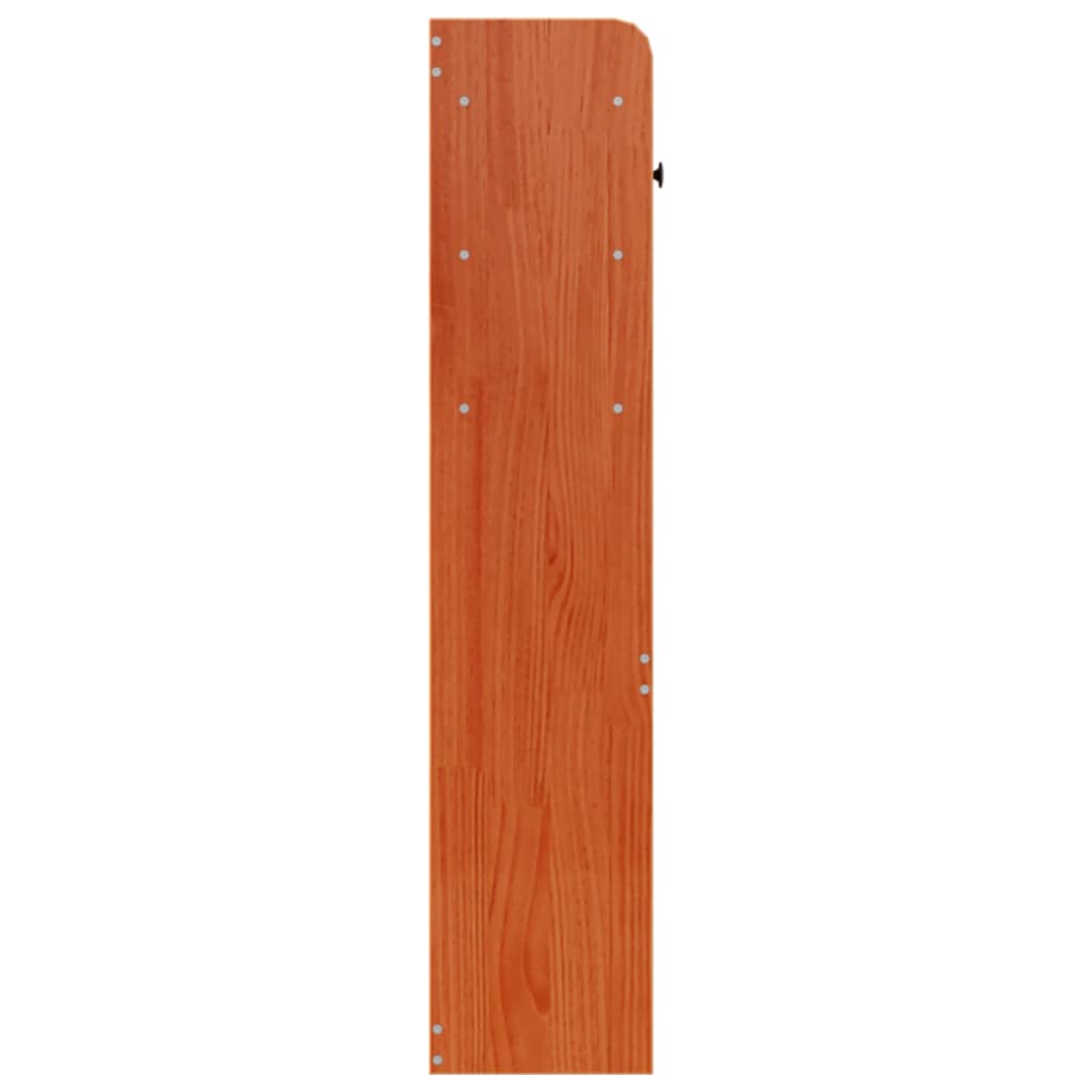 Hoofdbord met opbergruimte 100 cm massief grenenhout wasbruin is nu te koop bij PeponiXL, paradijselijk wonen!