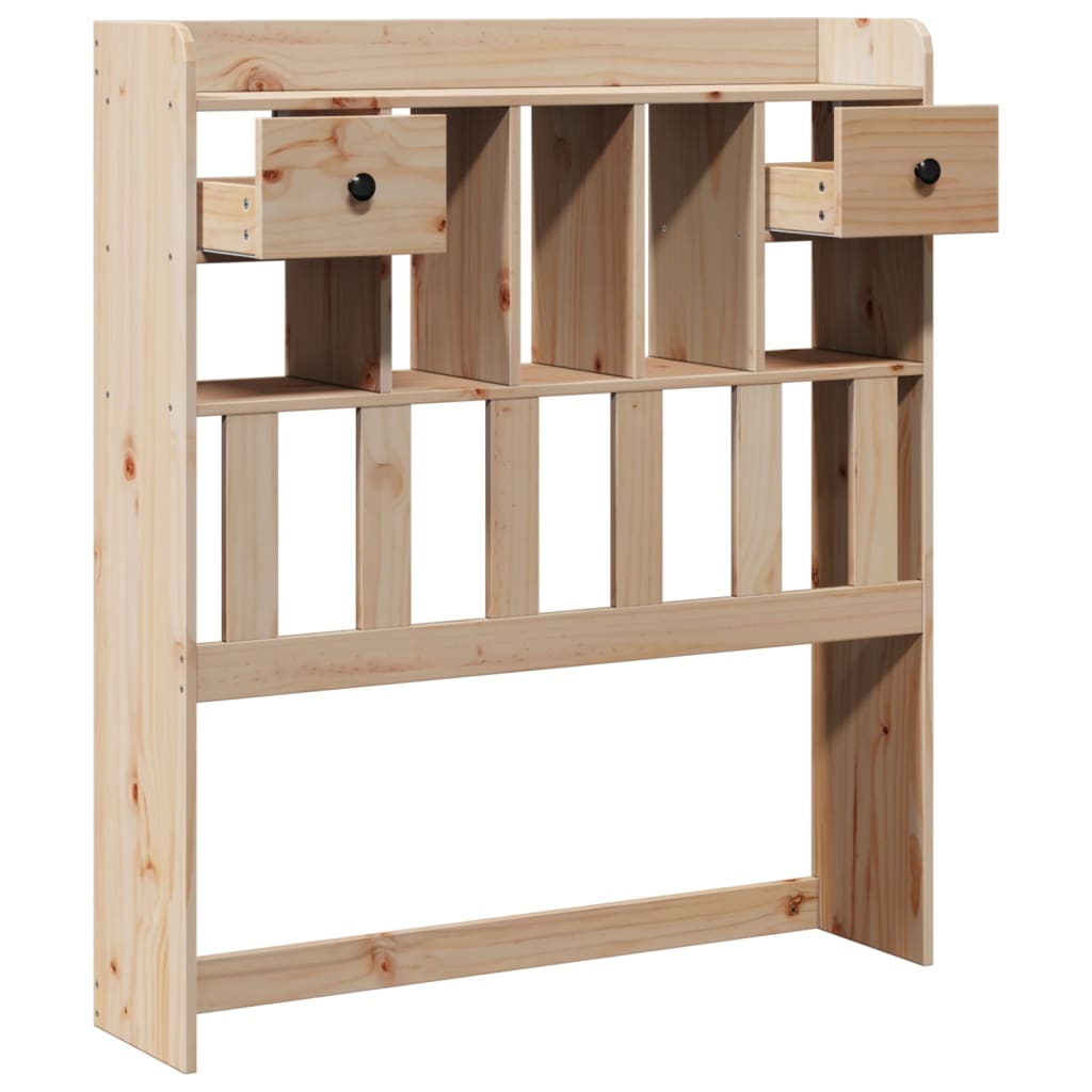 Hoofdbord met opbergruimte 90 cm massief grenenhout is nu te koop bij PeponiXL, paradijselijk wonen!