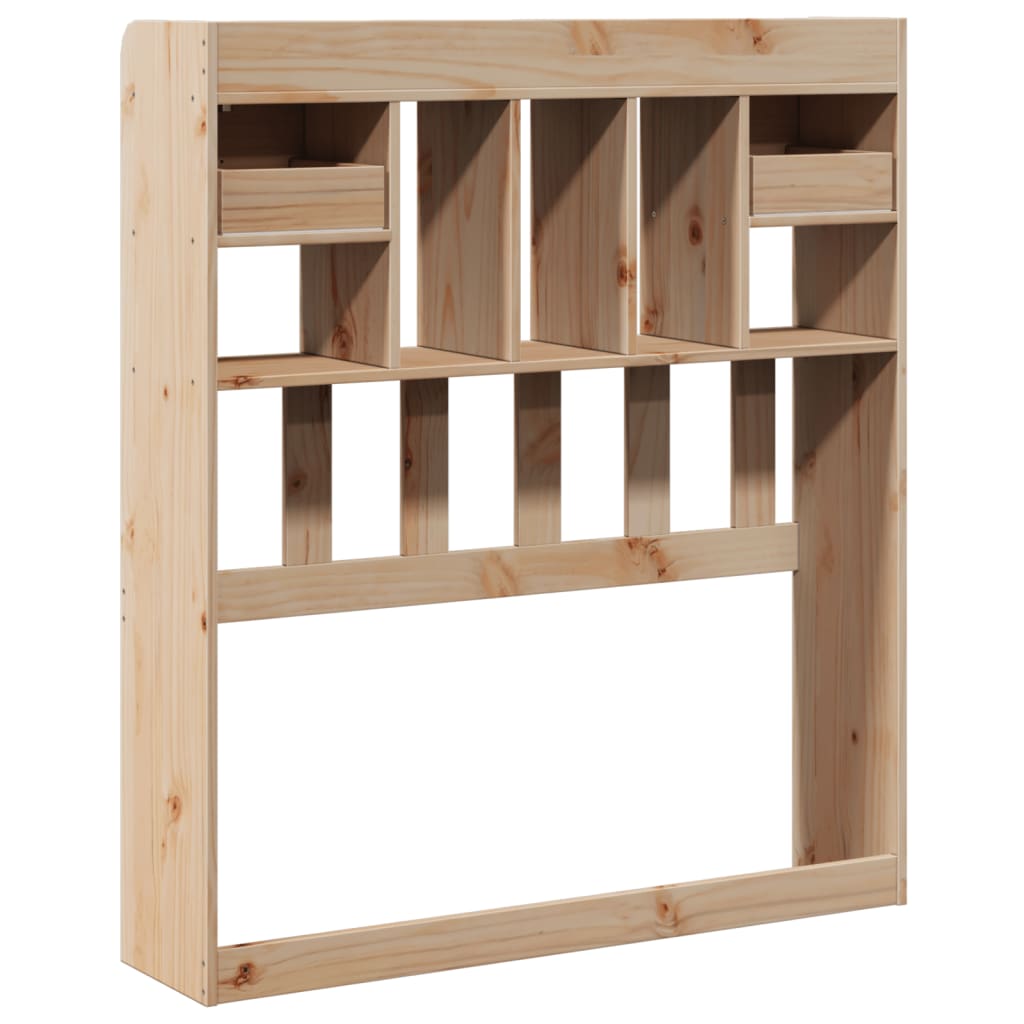 Hoofdbord met opbergruimte 90 cm massief grenenhout is nu te koop bij PeponiXL, paradijselijk wonen!