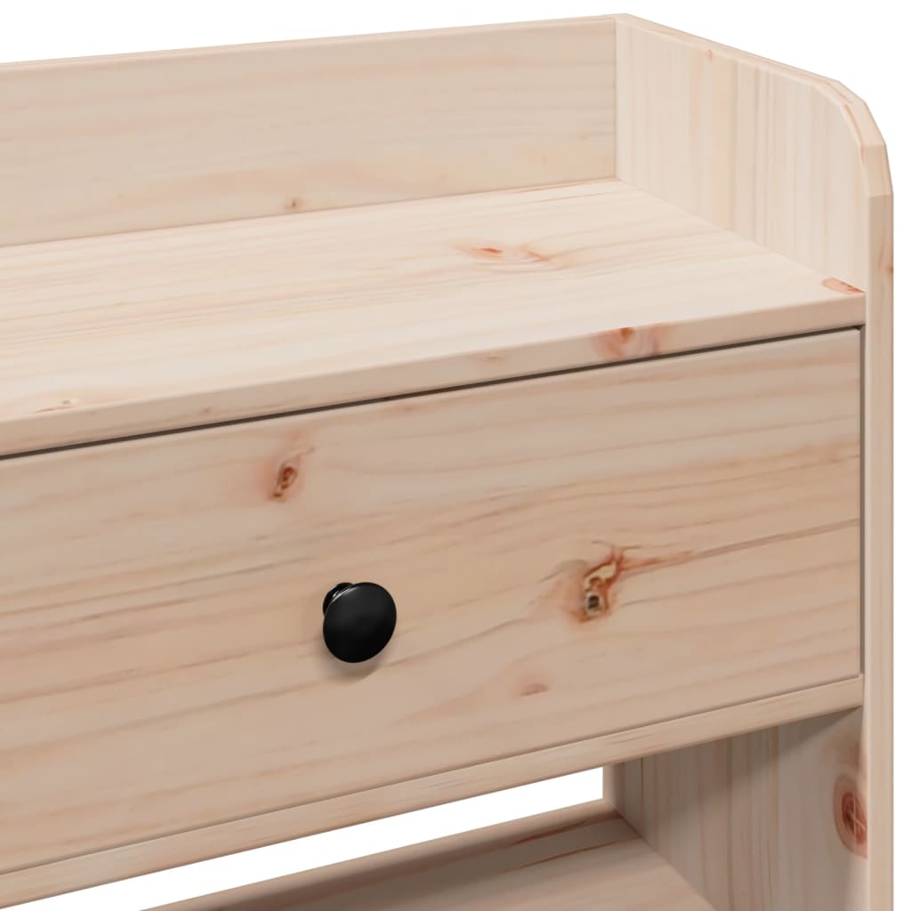 Hoofdbord met opbergruimte 75 cm massief grenenhout is nu te koop bij PeponiXL, paradijselijk wonen!