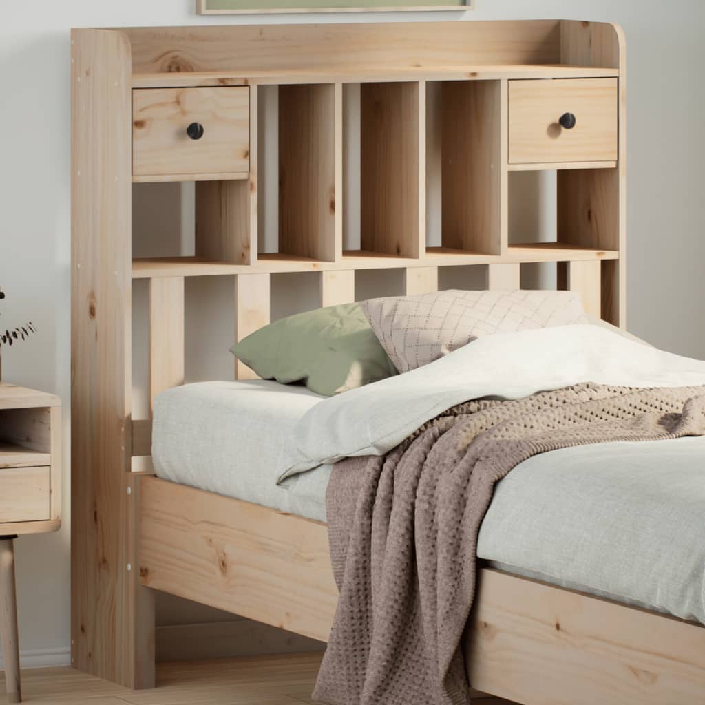 Hoofdbord met opbergruimte 75 cm massief grenenhout is nu te koop bij PeponiXL, paradijselijk wonen!