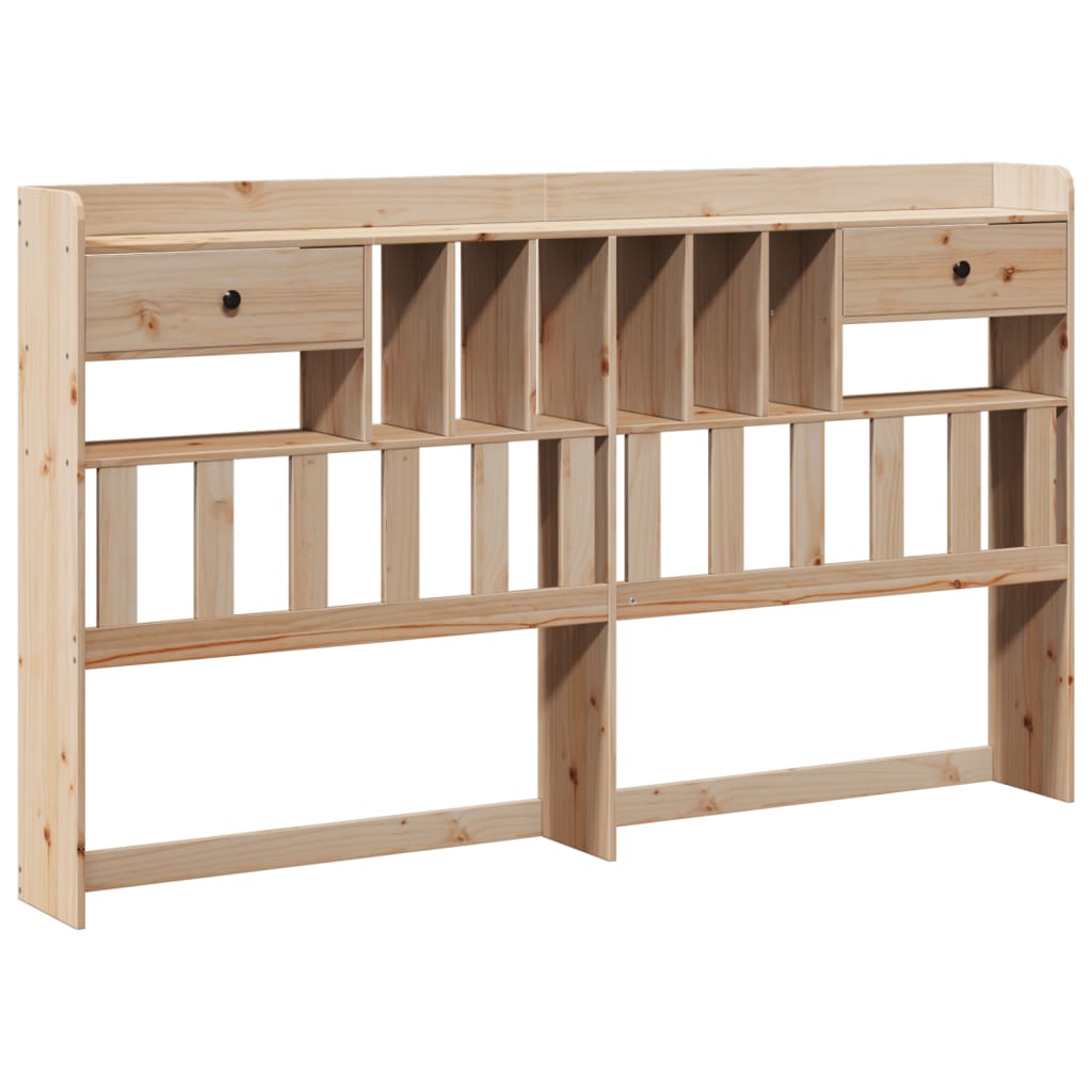 Hoofdbord met opbergruimte 75 cm massief grenenhout wasbruin is nu te koop bij PeponiXL, paradijselijk wonen!