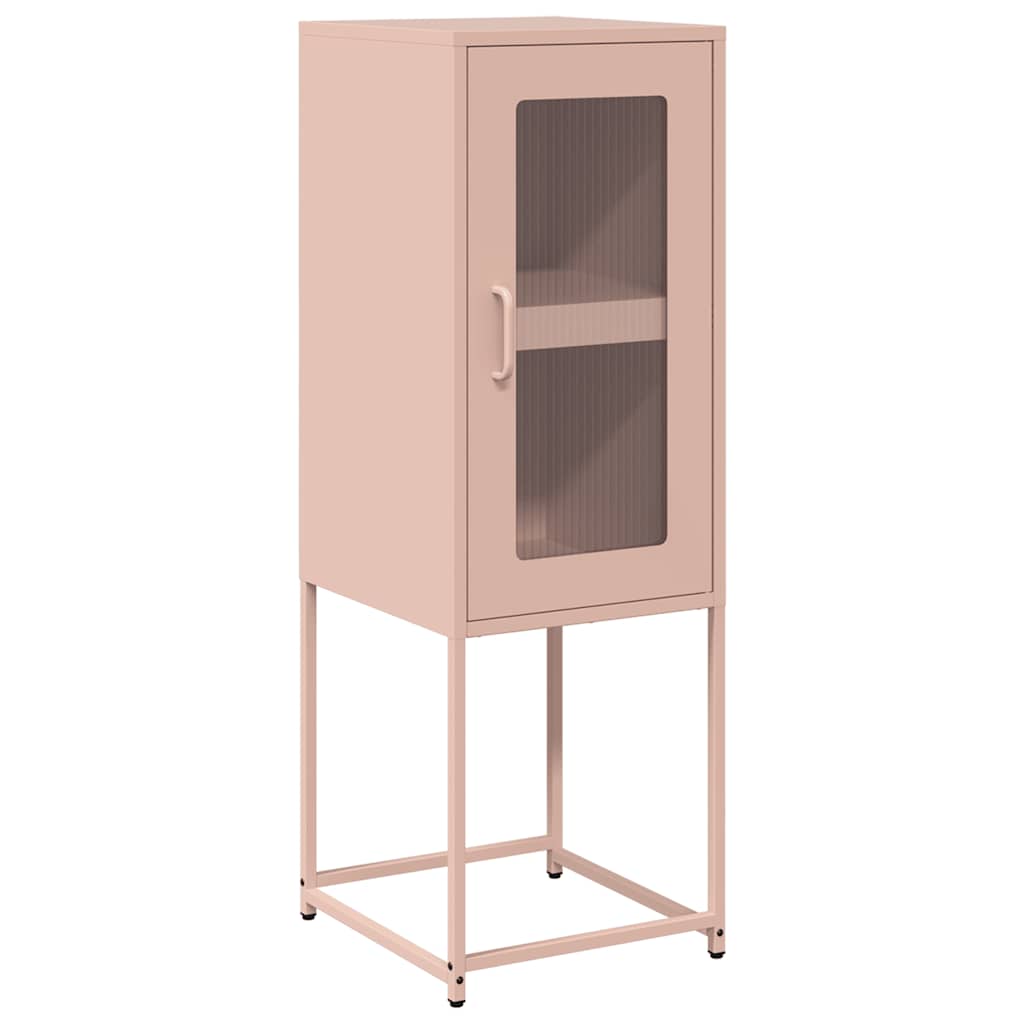 Dressoir 36x39x107 cm koudgewalst staal roze is nu te koop bij PeponiXL, paradijselijk wonen!