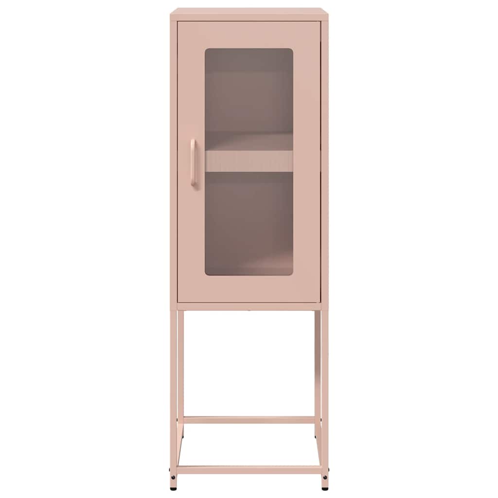 Dressoir 36x39x107 cm koudgewalst staal roze is nu te koop bij PeponiXL, paradijselijk wonen!