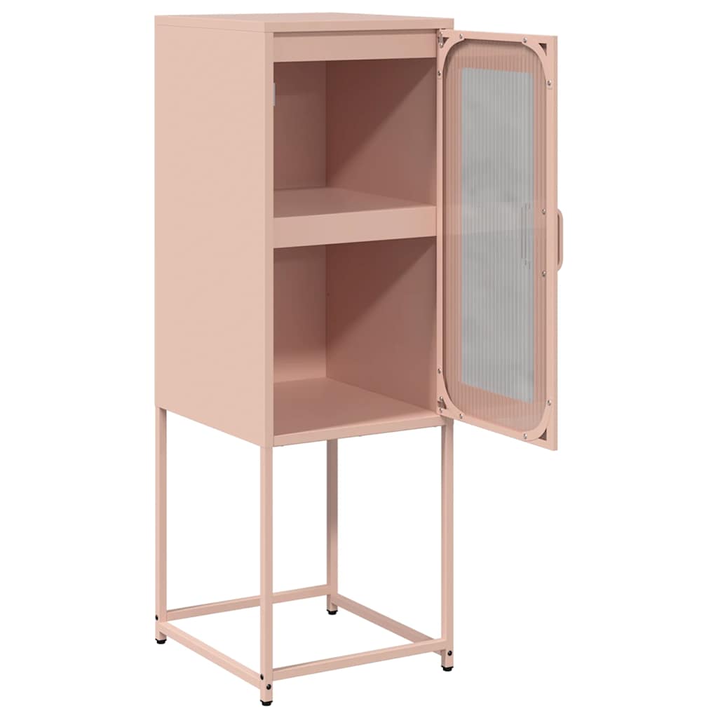 Dressoir 36x39x107 cm koudgewalst staal roze is nu te koop bij PeponiXL, paradijselijk wonen!