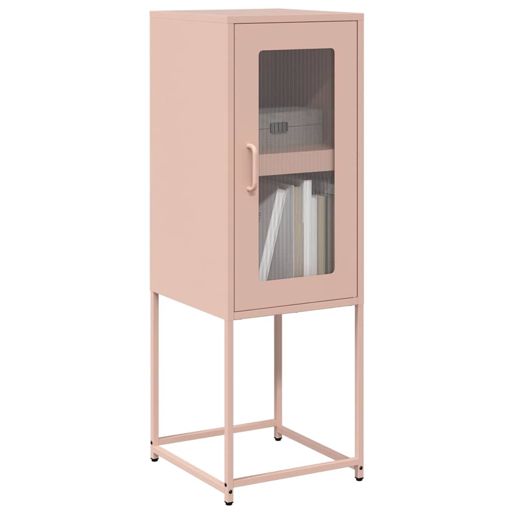 Dressoir 36x39x107 cm koudgewalst staal roze is nu te koop bij PeponiXL, paradijselijk wonen!