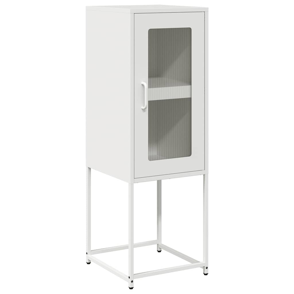 Dressoir 36x39x107 cm koudgewalst staal wit is nu te koop bij PeponiXL, paradijselijk wonen!