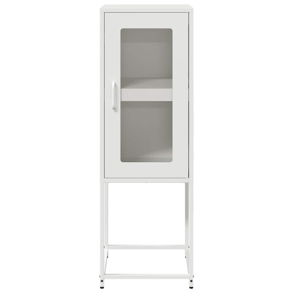 Dressoir 36x39x107 cm koudgewalst staal wit is nu te koop bij PeponiXL, paradijselijk wonen!