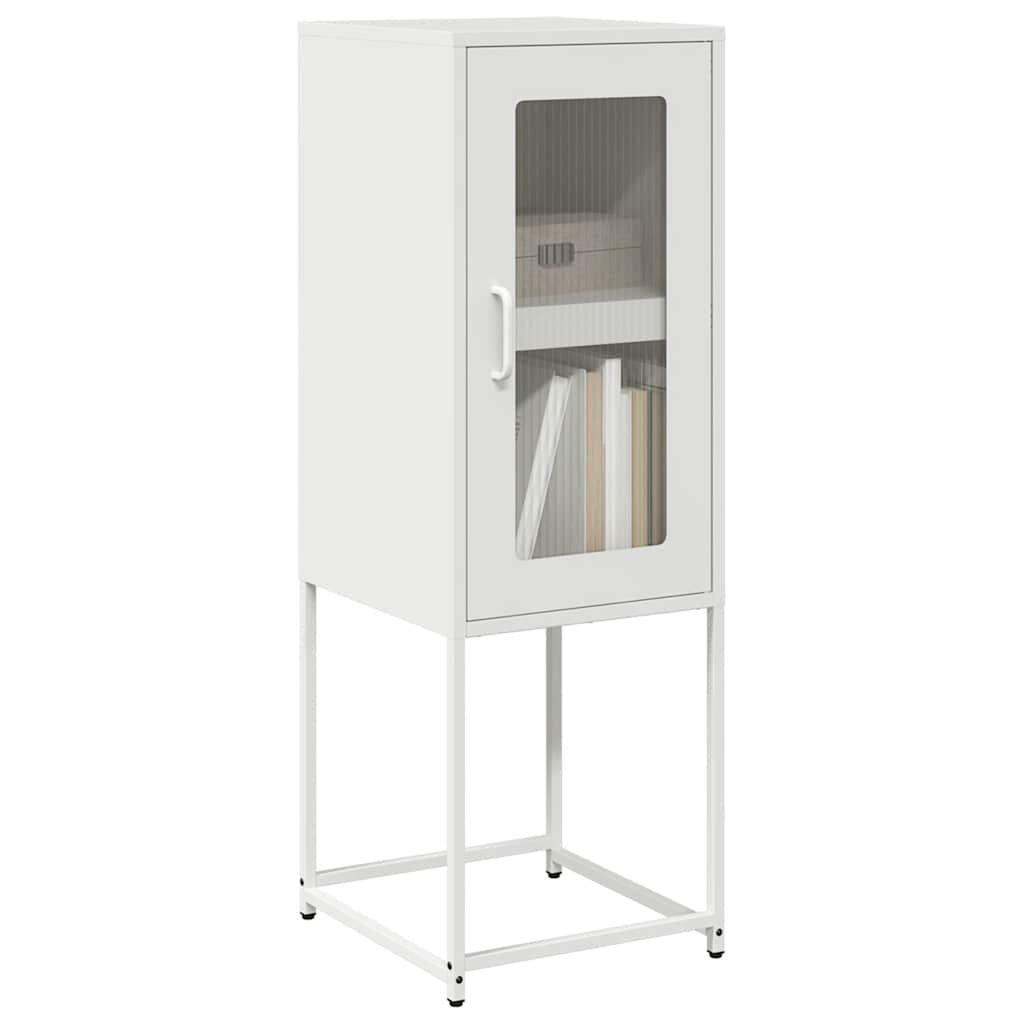 Dressoir 36x39x107 cm koudgewalst staal wit is nu te koop bij PeponiXL, paradijselijk wonen!