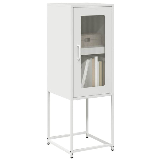 Dressoir 36x39x107 cm koudgewalst staal wit is nu te koop bij PeponiXL, paradijselijk wonen!