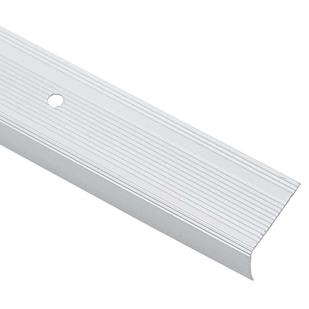 Trapprofielen 10 pcs Zilver 67 x 3 x 2 cm Aluminium is nu te koop bij PeponiXL, paradijselijk wonen!