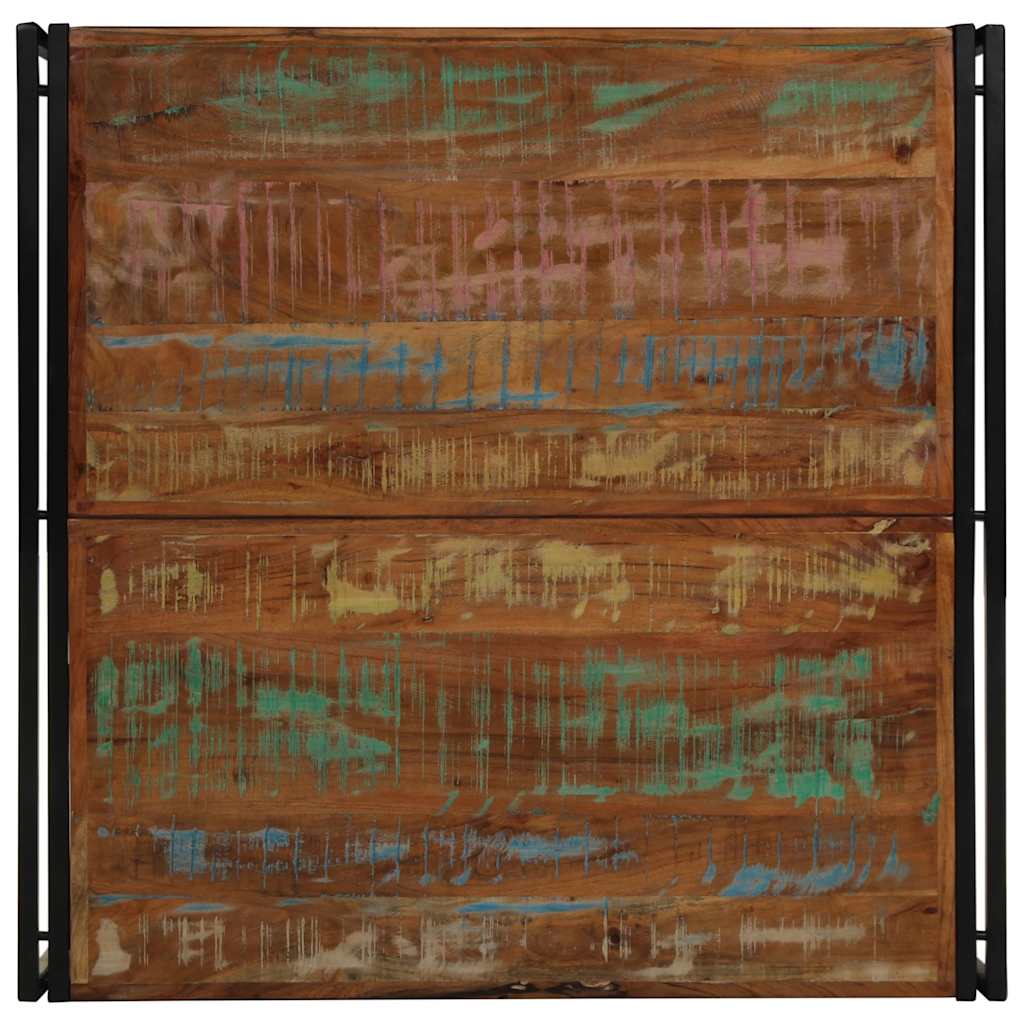 Salontafel 100x100x35 cm massief gerecycled hout meerkleurig is nu te koop bij PeponiXL, paradijselijk wonen!