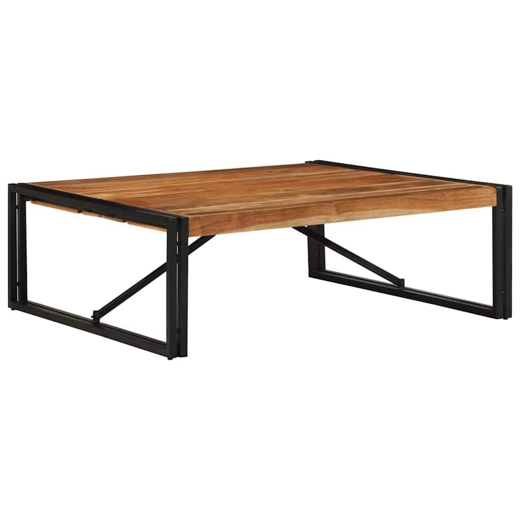 Salontafel 100x100x35 cm massief acaciahout is nu te koop bij PeponiXL, paradijselijk wonen!