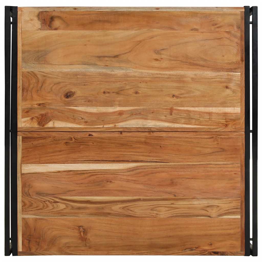 Salontafel 100x100x35 cm massief acaciahout is nu te koop bij PeponiXL, paradijselijk wonen!