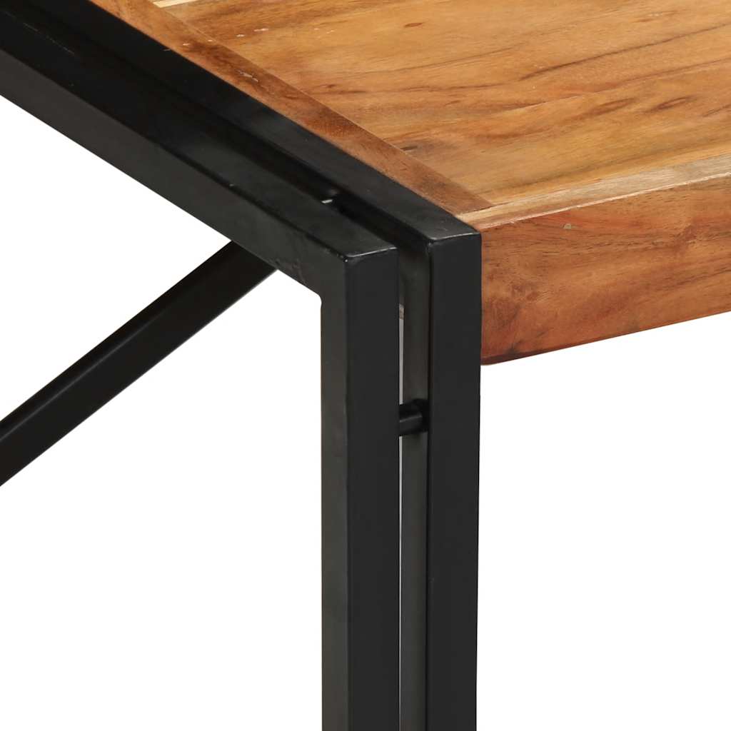 Salontafel 100x100x35 cm massief acaciahout is nu te koop bij PeponiXL, paradijselijk wonen!