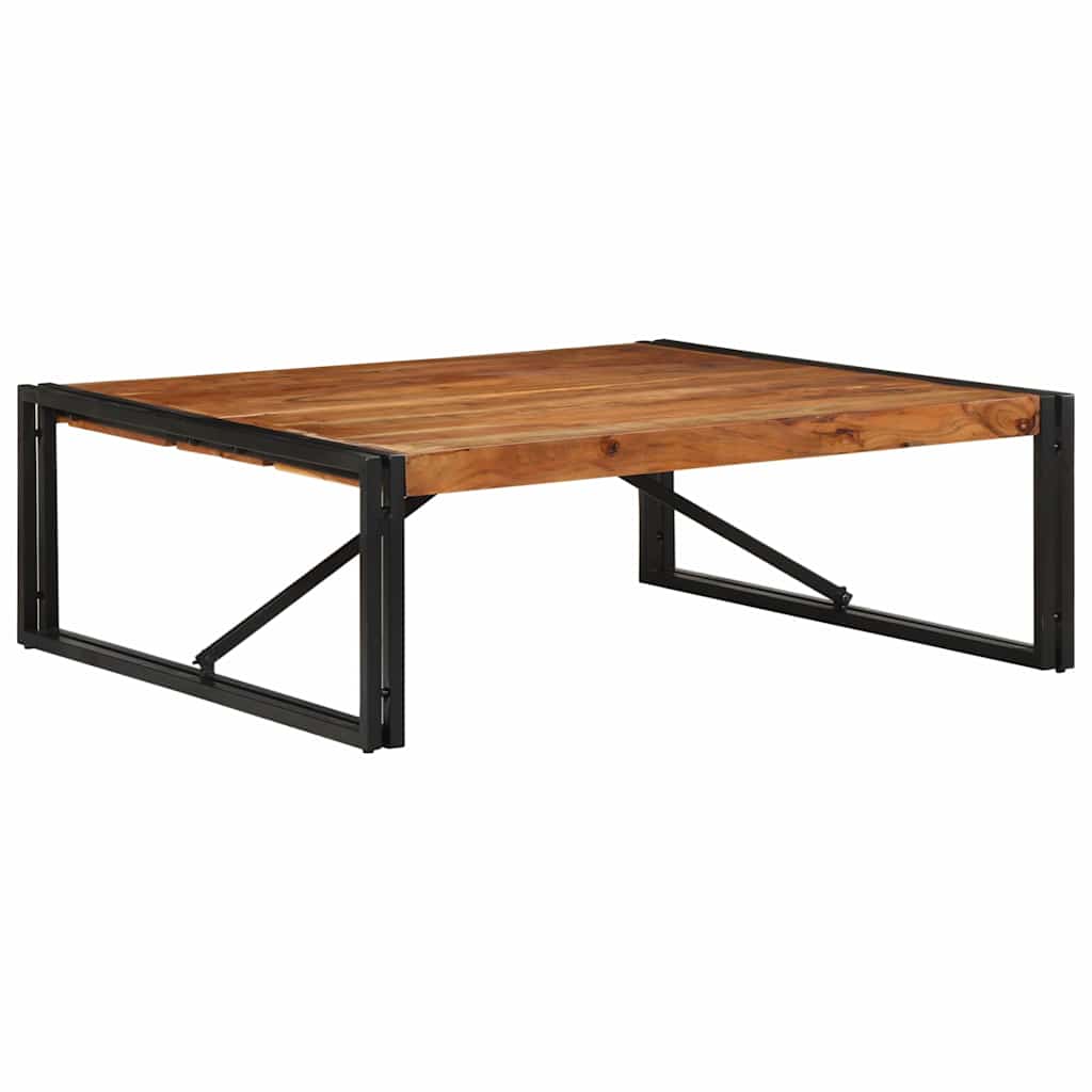 Salontafel 100x100x35 cm massief acaciahout is nu te koop bij PeponiXL, paradijselijk wonen!