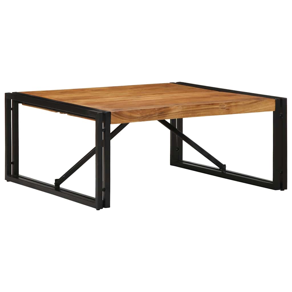Salontafel 80x80x35 cm massief acaciahout is nu te koop bij PeponiXL, paradijselijk wonen!