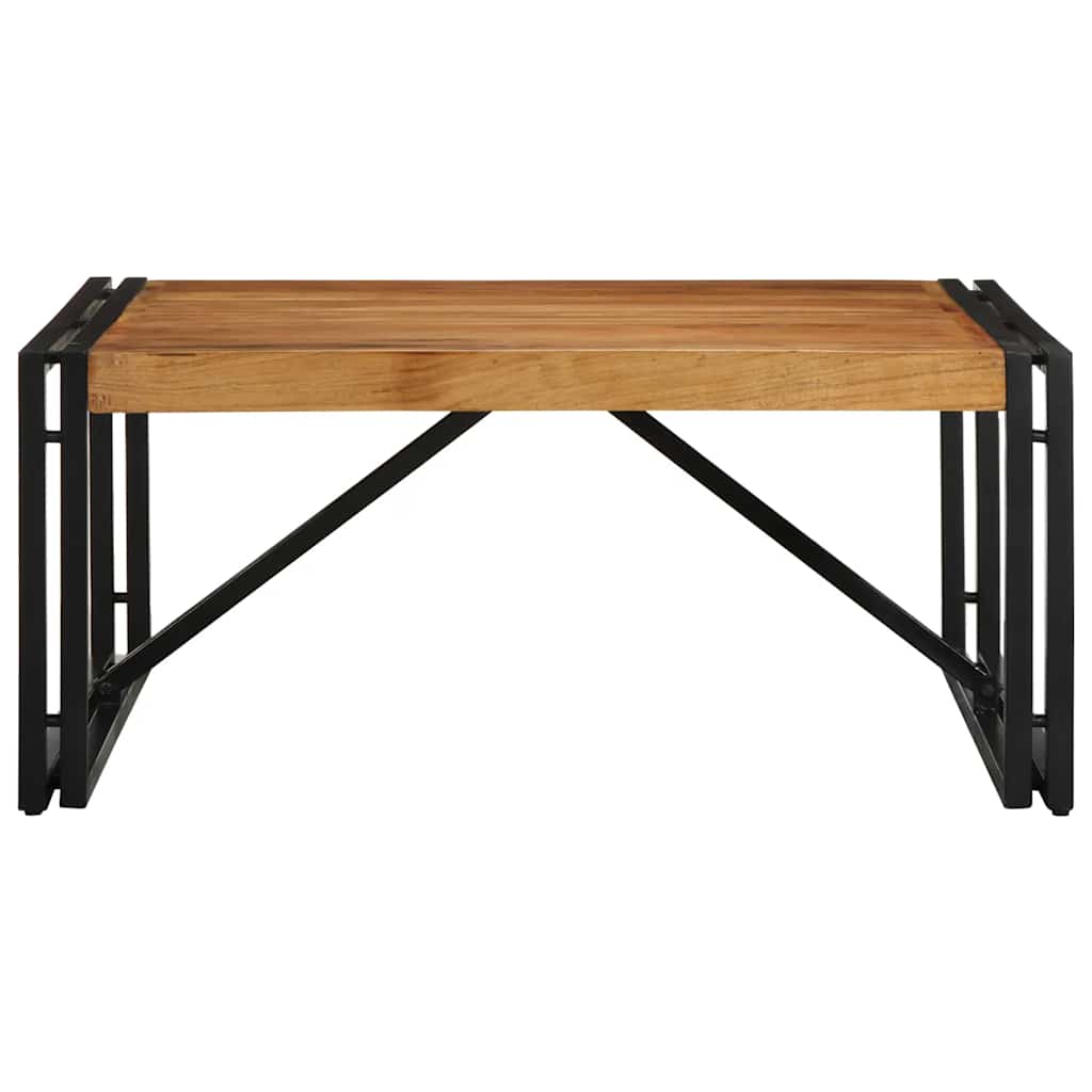 Salontafel 80x80x35 cm massief acaciahout is nu te koop bij PeponiXL, paradijselijk wonen!