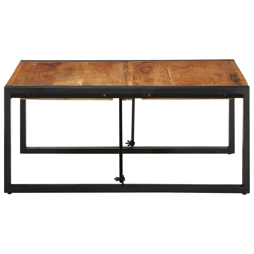 Salontafel 80x80x35 cm massief acaciahout is nu te koop bij PeponiXL, paradijselijk wonen!